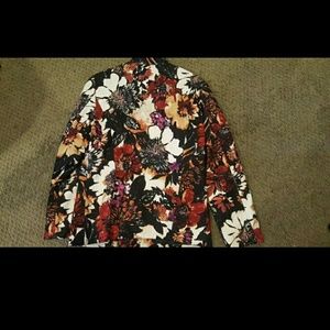 Chicos floral jacket